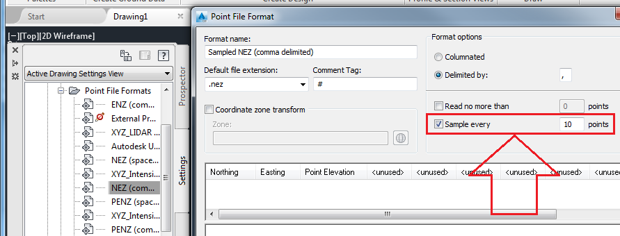 How To Import Points Autocad