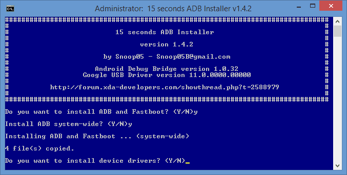 Adb install windows 7 64 bit